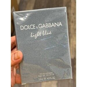 Dolce and Gabbana Light Blue Pour Homme Eau de Toilette 125 ml 4.2 oz New